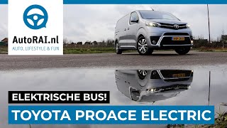 Toyota ProAce Electric 2021  REVIEW  AutoRAI TV [upl. by Imailiv]