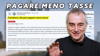 Cambiare Vita Per Pagare Meno Tasse  Reddit Reaction [upl. by Anoiek]