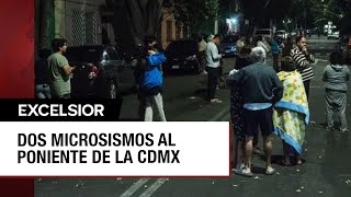 Microsismos despiertan a habitantes de la CDMX [upl. by Virg]