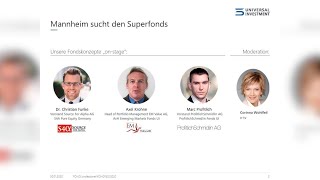 Mannheim sucht den Superfonds  mit UniversalInvestment auf dem Fondskongress [upl. by Eecyac315]