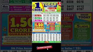 Lottery sambad live 100pm 011024 Morning Nagaland state dear lottery Result pdf Download [upl. by Ibur]