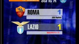 RomaLazio 10 GUIDO DE ANGELIS INVENTA UN GOL DELLA LAZIO [upl. by Yrem]