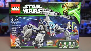 LEGO Star Wars 2013 Umbaran MHC Mobile Heavy Cannon 75013 Review [upl. by Suoivatra]