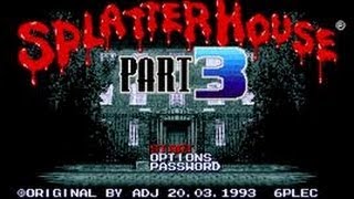 Sega Splatterhouse 3 walkthrough by Necros [upl. by Ynamreg994]