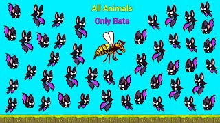 All Animals Evolution Only Eat Bats EvoWorldio [upl. by Yerffeg]