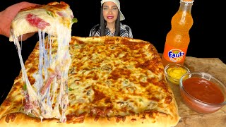 MUKBANG ASMR PIZZA 🍕 موکبانگ پیتزا [upl. by Ailicec]