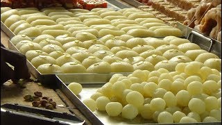 Rasgulla Sweet Making  Rasgulla Recipe  Bengali Sweet  Indian Sweets Making Video [upl. by Geneva474]