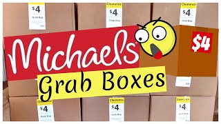 MICHAELS GRAB BAGS  OPENING 9 MYSTERY BOXES WORTH OVER 1400 [upl. by Nerwal]