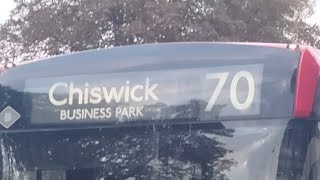 70 to Chiswick Business Park [upl. by Iphagenia]