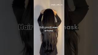 Hair growth mask at home  try this for long hair haircare hairgrowth skincare shorts [upl. by Aisenet698]