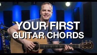 Your First Guitar Chords  Beginner Guitar Lesson 8 [upl. by Tarazi]