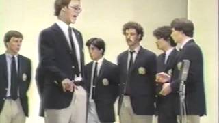 Yale Whiffenpoofs of 1982 Concert in Japan Part 6 of 7 [upl. by Chaddy511]