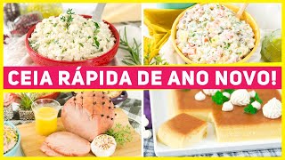 4 RECEITAS para SALVAR sua CEIA DE ANO NOVO  Receitas de Reveillon 2020  Receitas de Minuto [upl. by Kinnie375]