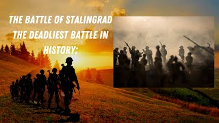 The battle of Stalingrad ww2 history [upl. by Beitch]