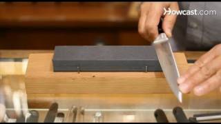 How to Use a Sharpening Stone  Knives [upl. by Kcinemod631]