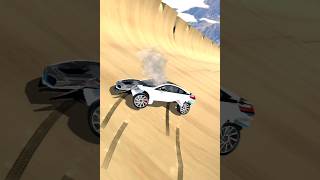 BMW Car Crashing 27  Mega Car Crash Simulator  shorts gaming mysterxgaming [upl. by Euqinaj]