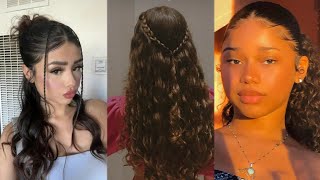 penteado para cabelo ondulado ❤️ [upl. by Tacita660]