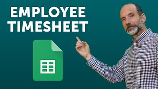 Create an Employee Timesheet Using Google Sheets [upl. by Philbo272]