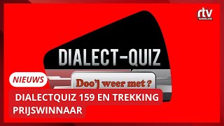 Prijstrekkingen Dialectquiz 159  RTV Slingeland [upl. by Erdnassac]