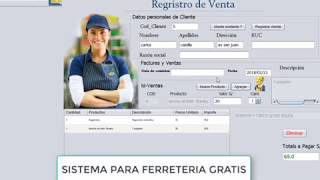 sistema para ferreteria gratis punto de venta [upl. by Aneled626]