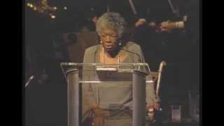 Dr Maya Angelous Acceptance Speech of the 2008 Voice of Peace Award [upl. by Ennaisoj]