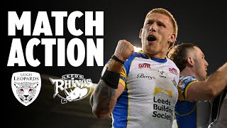 Match Action Leigh Leopards vs Leeds Rhinos [upl. by Werner]