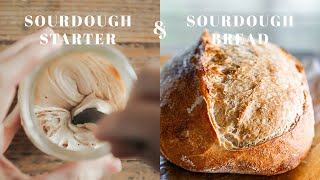 Sourdough Starter and Sourdough Bread  Zero Waste No discard Easy to Follow 🫶 [upl. by Hescock]