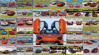 McLaren 720S vs the World 1 Year Anniversary  30 Races in 1 Video  Win a Dragy [upl. by Adnwahsor]