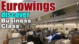 I flew Eurowings Discover A330 Business Class YYZFRA With a Surprise ending [upl. by Hatty]