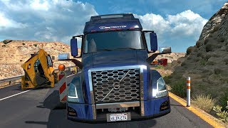 Volvo VNL 760 2018  Transportando Contenedor 20 Pies a Ensenada Baja California [upl. by Keligot]