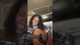 Singing my little heart out acousticcover [upl. by Ahsemac]