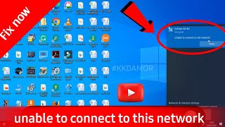 unable to connect to this network windows 10 jiofiber [upl. by Potash481]