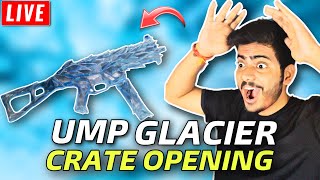 GLACIER UMP CRATE OPENING🔥TOP 100 CONQUEROR RANKPUSH❤️BGMI LIVE bgmilive [upl. by Newlin883]