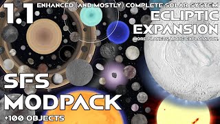 Ecliptic Expansion  Spaceflight Simulator Enhanced and Mostly Complete Solar System Modpack [upl. by Menzies]