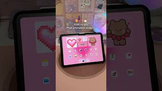 how to get iPad animated widgets 🤯💕 homescreen aesthetic  apple iPad apps  iPad tutorial  TapeKit [upl. by Leiuqeze]