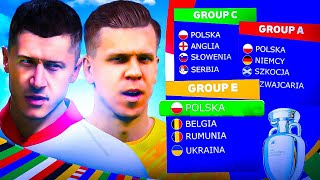 CZY REPREZENTACJA POLSKI WYSZŁABY Z KAŻDEJ GRUPY NA EURO 2024  DODATEK NA EURO 2024 EA FC 24 [upl. by Henriette]