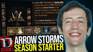 Diablo 4  Arrow Storms Guide INSANE Leveling [upl. by Hocker459]