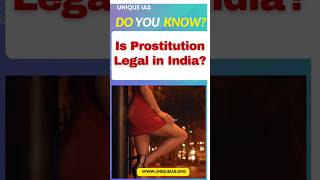 Is prostitution Legal in India shorts [upl. by Lars]