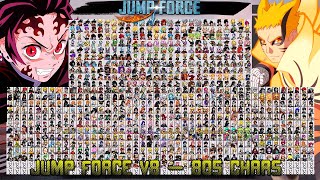 JUMP FORCE MUGEN V8  805 CHARS QUASE 50 GB O MAIOR MUGEN DE ANIME  NARUTO NOVO MODO BARYON E [upl. by Analihp]