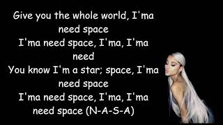 Ariana Grande  NASA lyrics [upl. by Ledda]