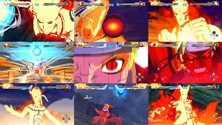 All Kurama Chakra Mode  Moveset  Ultimate Jutsu japanese dub  STORM 4 [upl. by Saundra]