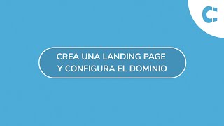 Crea una landing page y configura el dominio [upl. by Ahon224]