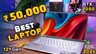 Top 5 Best Laptops Under 50000 in 2024 🔥 Best Laptop Under 50000 for Students Coding Gaming [upl. by Enylcaj]