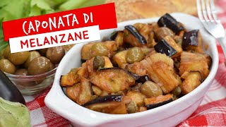 Caponata siciliana di melanzane ricetta originale [upl. by Jacky]