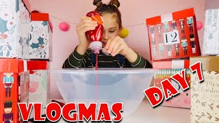 SIRI PICKS MY CHRISTMAS BOX OF SLIME  VLOGMAS 2018  DAY 7 [upl. by Godard828]