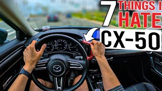 7 Things I HATE About the Mazda CX50 LongTerm Owners Review [upl. by Alakcim]