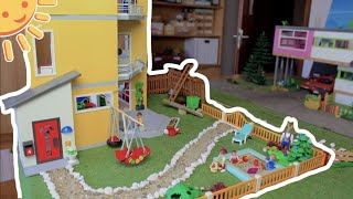 💛Einfache Playmobil DIYs für den Garten  Roomtour  Pimp my Playmobil von Familie Sonnenschein [upl. by Ardyaf492]