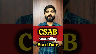 CSAB Counselling 2024 Official🔴 Schedule Released CSAB Counselling Procedure 2024JOSAA Counselling [upl. by Holli]