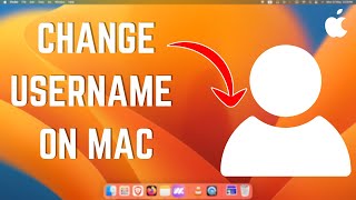 Change Username in Mac  Easy Settings for MacBook Air Pro Pro Max MacOS iMac [upl. by Llenrap629]