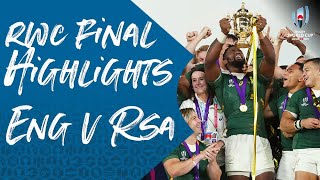 Rugby World Cup Final Highlights England 1232 South Africa [upl. by Willetta193]